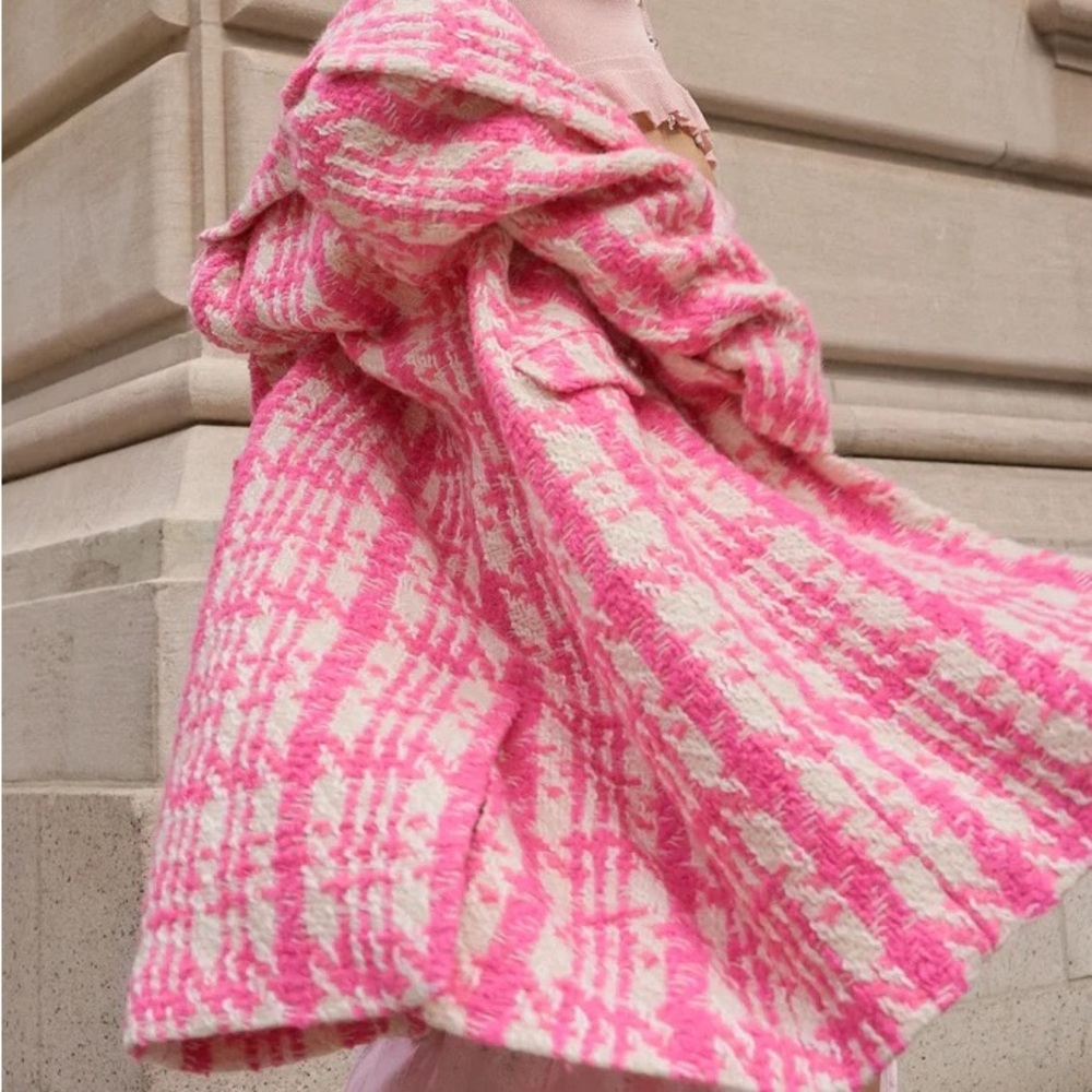LOVESHACKFANCY TWEED COAT Founder Favorite - Picture 6 of 7